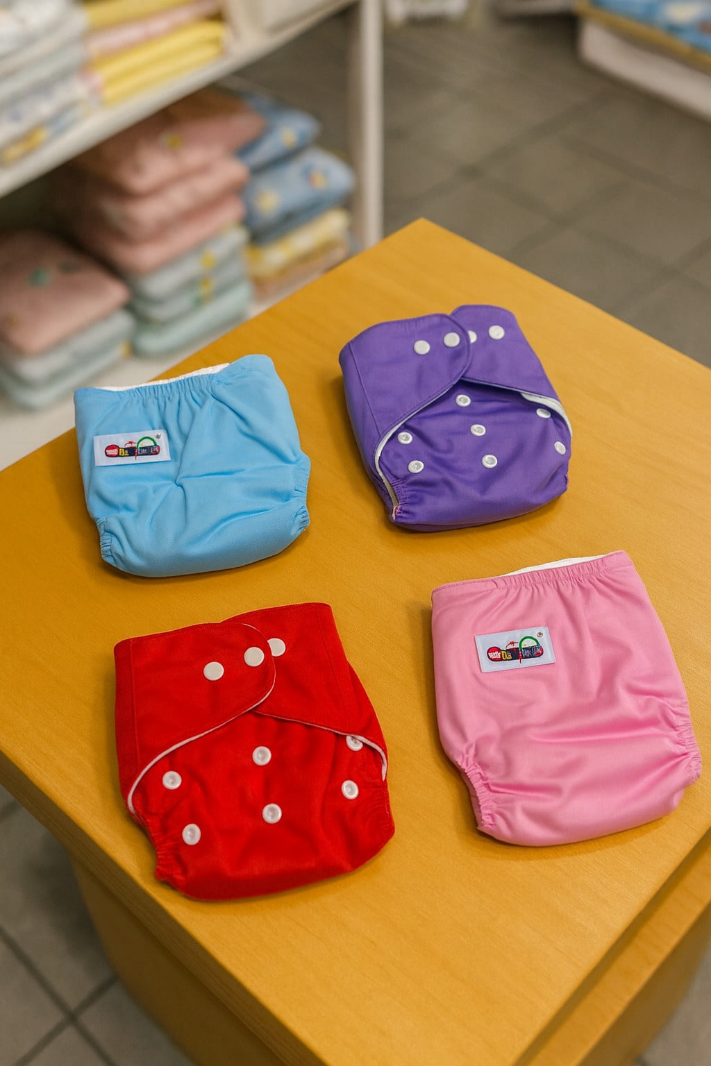 BE023-Reuseable Diapers Solid Color